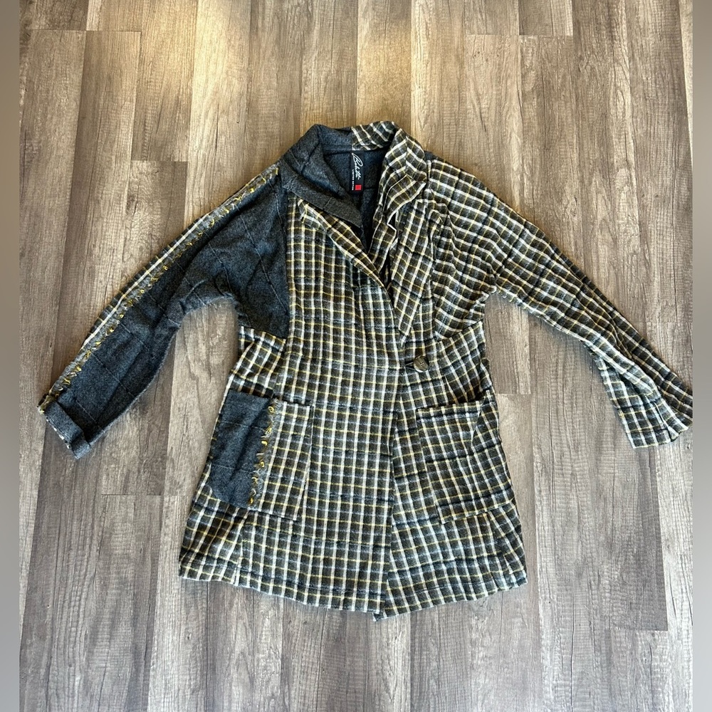 Babette plaid tweed jacket